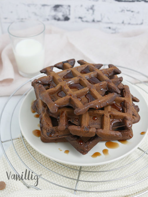 Rezept für Schokoladenwaffeln
