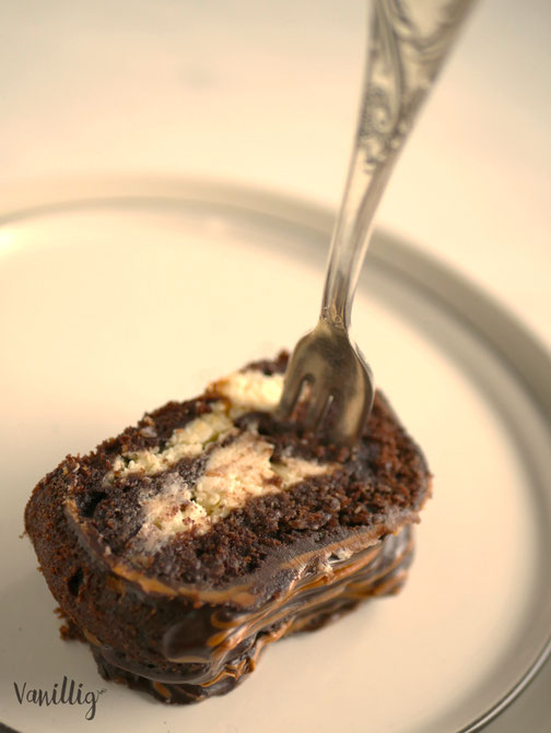 Brownie mit Cheesecake Füllung
