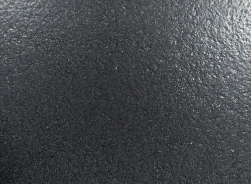 Arbeitsplatte Küche Nero Assoluto satiniert-leather