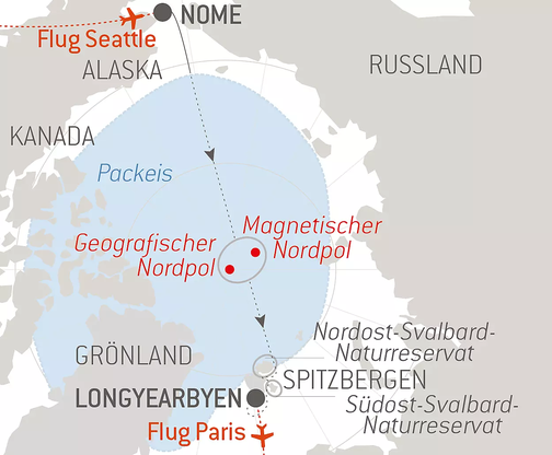 Le Commandant Charcot - in 21 Tagen über den Nordpol