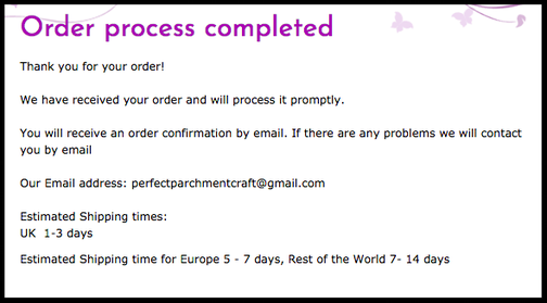 Order Completed
