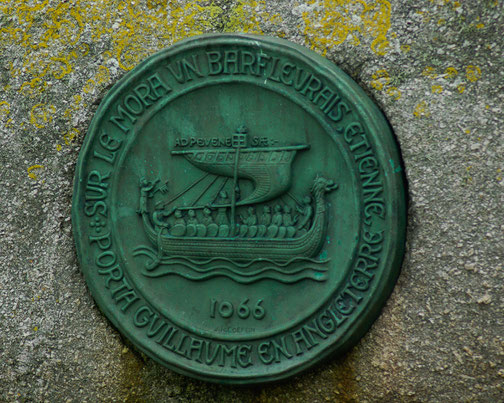 Gedenktafel an William den Eroberer in Barfleur