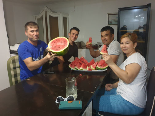 Ali, workawayer John, Islam and Maya