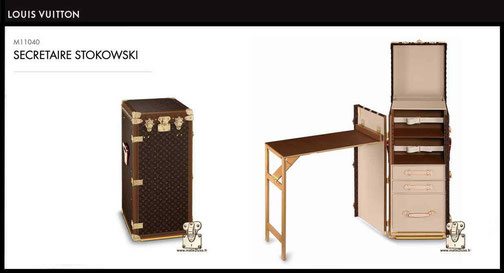 Malle secrétaire stokowski Louis Vuitton M11040 prix neuf 50000 euros
