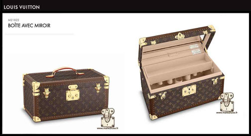 prix valise neuve louis vuitton boite a bouteille miroir vanity M21822
