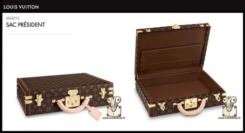 prix valise neuve louis vuitton president M53012