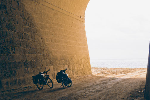 Bike trip across Germany, Swiss, France and Spain, adventure