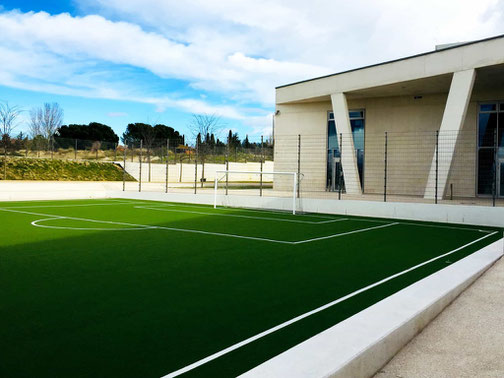 Imagen del campo de fútbol del Colegio Alemán de Madrid