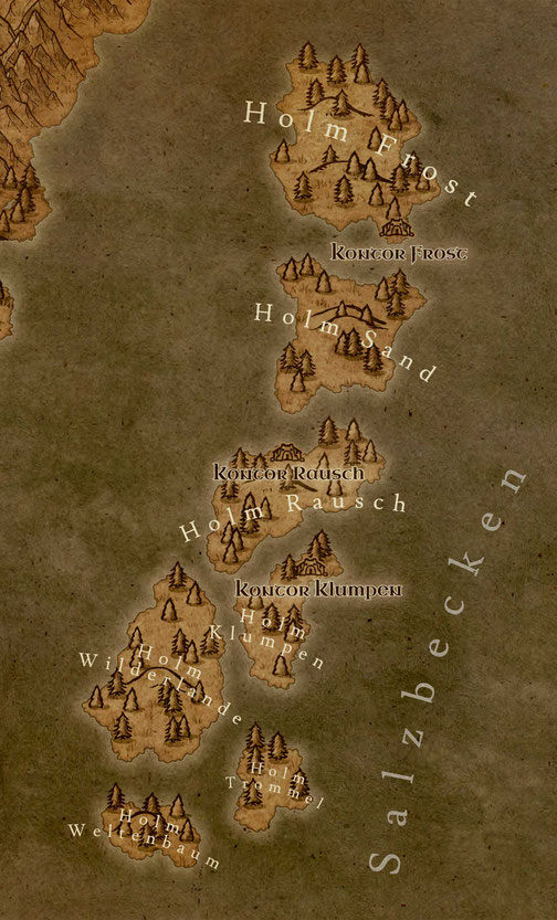 Antzeit: Salztränen - Sal Lacrimae, Inseln im Osten