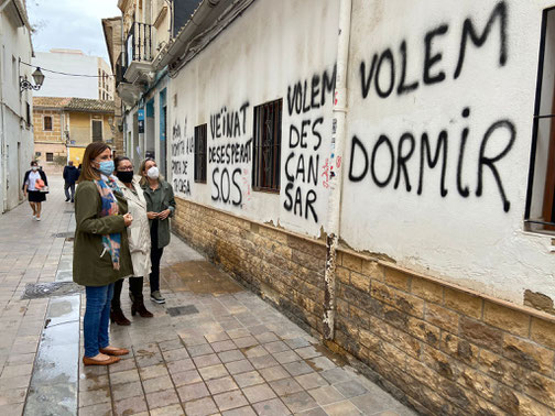 Catalá, con los vecinos de Benimaclet en Valencia