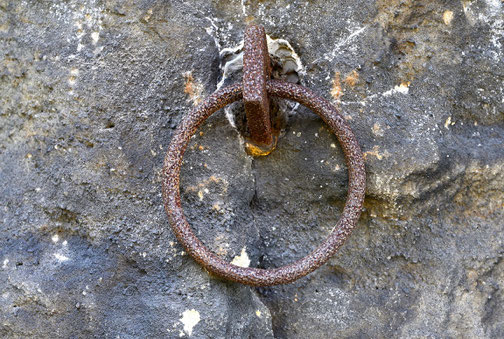 Sicherungsring im Elbsandstein, Foto: Helmut Schulze