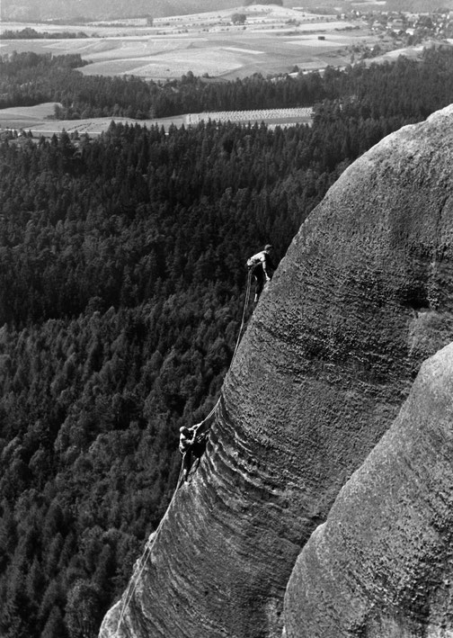 Dietrich Hasse, Falkenstein-Westgrat, Foto: Rainer Dick, 1951