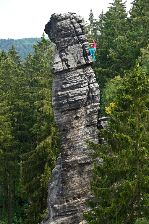 Gerit Sophie Heidel, Johanniskegel, Westkante V/E2, Foto: Helmut Schulze, 2022