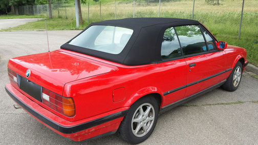 BMW E 30 Verdeck schwarz