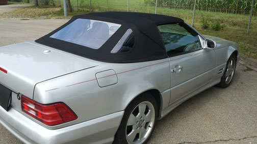 Mercedes 129 SL Cabrio Verdeck schwarz