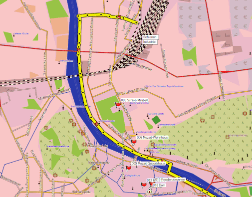 Am Bahnhof gehts los... Der wohl berühmteste Sohn der Stadt ist gerade mal 4 Jahre älter als ich - oh, Entschuldigung... 204 Jahre älter als ich...