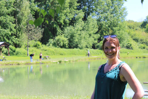Céline étangs de pêche le pré de l'étang à Ver-sur-Launette