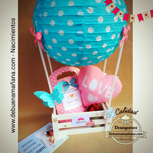 globo nacimiento, regalo nacimiento, kit padres primerizos, kit nacimiento, regalos personalizados, regalos embarazadas, baby shower, de buena mañana, debuenamaniana