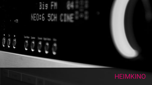 Nahaufnahme einer Audio Verstärkerfront