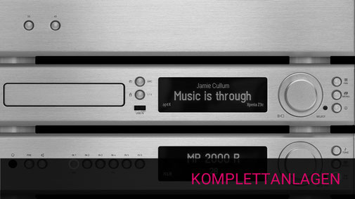 Dreiteilige High-End Audio Anlage