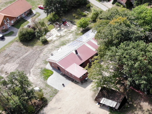 Photovoltaikanlage auf dem Imkershof der Familie Röhrs in Schneverdingen-Surbostel