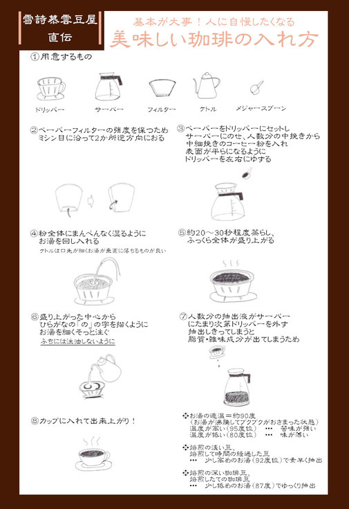 基本が大事！人に自慢したくなる美味しい珈琲の入れ方