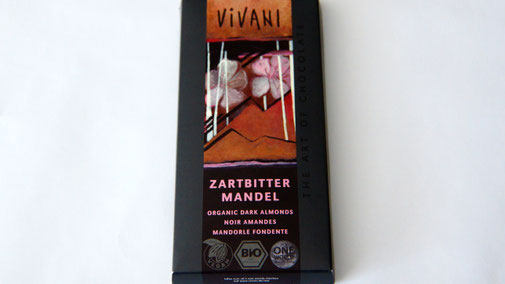 Vivani - vegane Schokolade im Test - Zartbitter Mandel - fairani