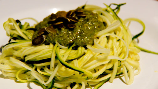 Zucchini-Pasta-Rohkost - fairani