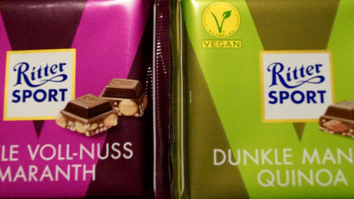 Vegane Schokoladen von Ritter Sport im Test - fairani