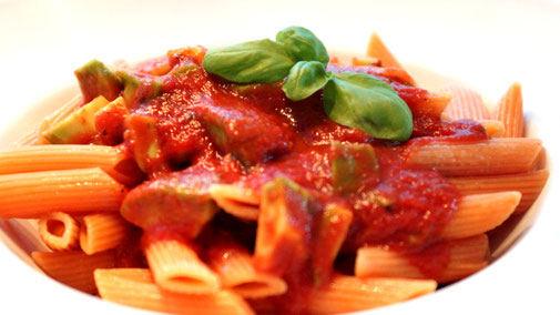 Rote Linsen Penne - Tomate-Avocado - fairani