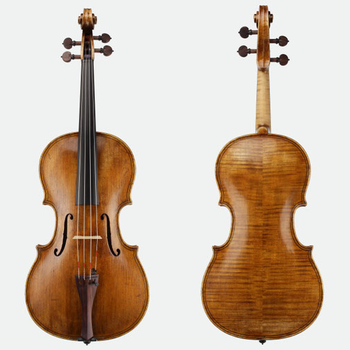 Bratsche aus Meisterhand neu kaufen beim Bratschenbauer aus Deutschland. Modell nach Giovanni Paolo Maggini 1610 mit 16" Boden