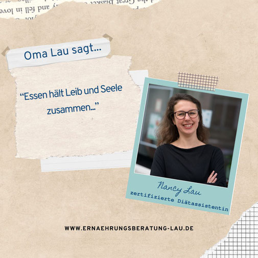 Ernährungsberatung in München | Diätassistentin Nancy Lau