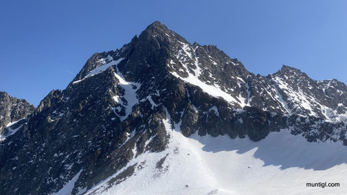 Hoher Brunnenkogel... mit der Rinne vom Tag 1