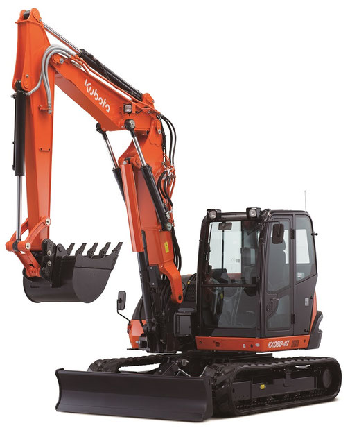 mini pelle Kubota KX080-4