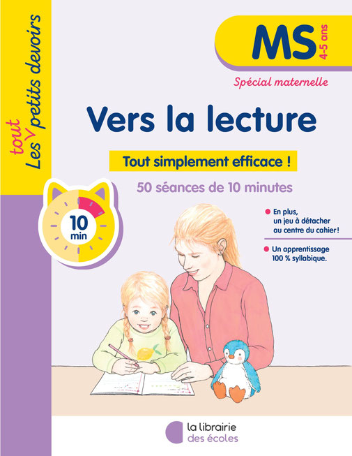 Couverture Les tout petits devoirs vers la lecture MS