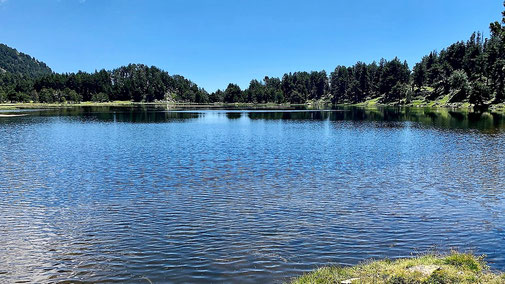 ruta de senderisme a peu circular TC294 al Llac d'Aude - foto 1