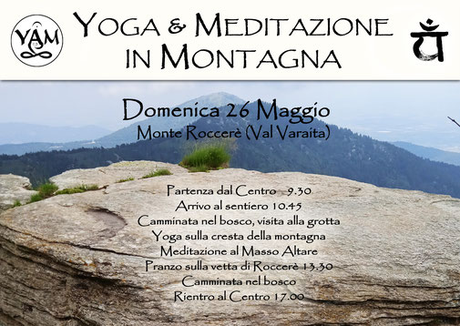yoga e meditazione in montagna carmagnola torino passeggiate escursioni relax trekking