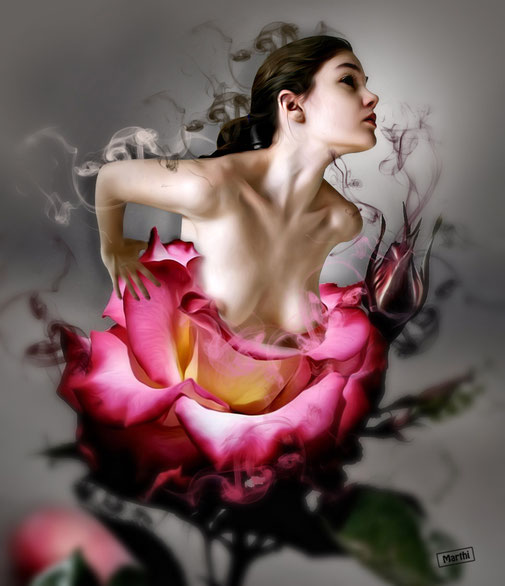 "Speed Art" una rosa 