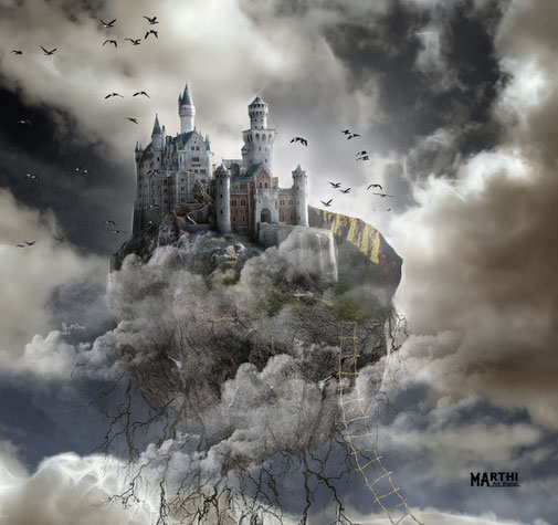 Speed art "CASTILLO EN EL AIRE"