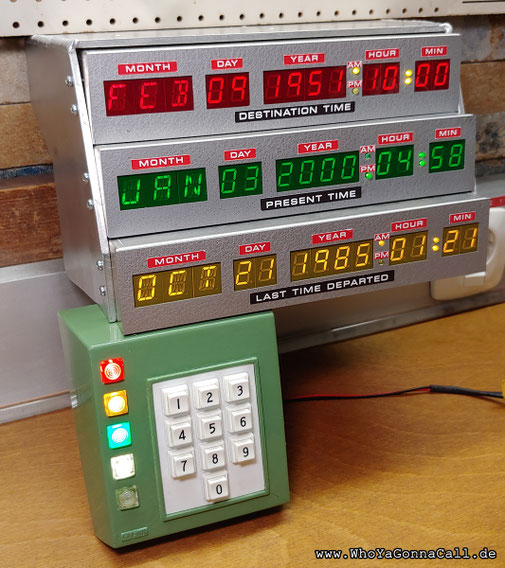 Back to the Future Time Circuit Display TCD