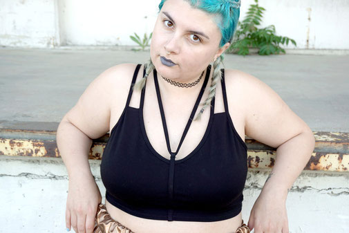 SOCIETY PLUS JUPE SKIRT CROP TOP GRANDE TAILLE PLUS SIZE