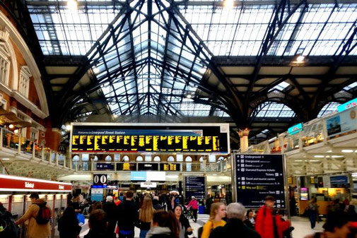 Liverpool Street Station, London, England, Die Traumreiser