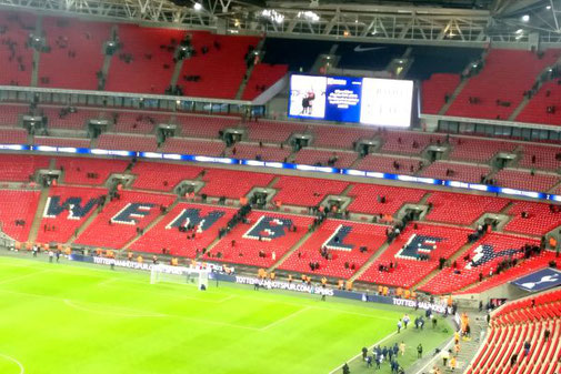 London, Wembley Stadion, Tottenham Everton, Die Traumreiser