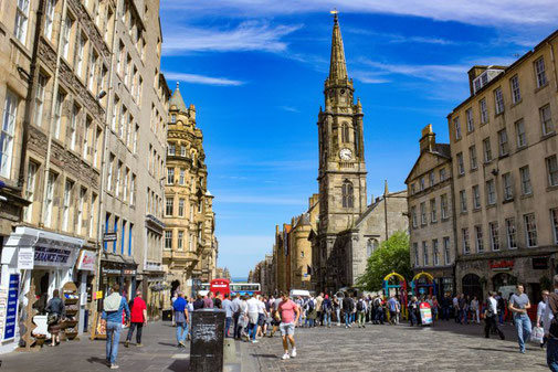 Royal Mile, Edinburgh, Schottland, Die Traumreiser