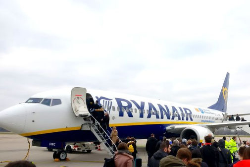 Ryanair, Boeing 737, Flughafen Karlsruhe Baden-Baden, Die Traumreiser