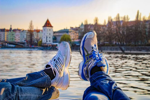 Prag, Boot, Tretboot, Moldau, Die Traumreiser