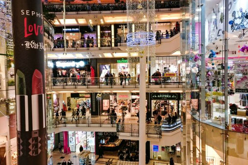 Shopping, Palladium, Einkaufszentrum, Prag, Die Traumreiser