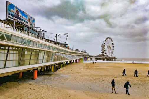 Pier, Scheveningen, Den Haag, Nordsee, Holland, Niederlande, Die Traumreiser