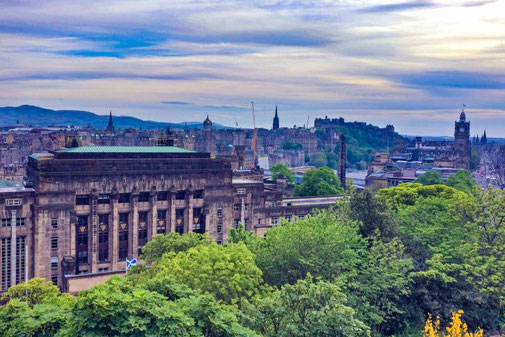 Calton Hill, Aussichtspunkt, Edinburgh, Schottland, Die Traumreiser