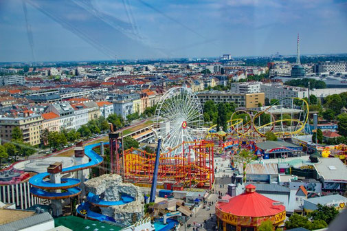 Wien, Vienna, Österreich, Die Traumreiser, Prater, Riesenrad